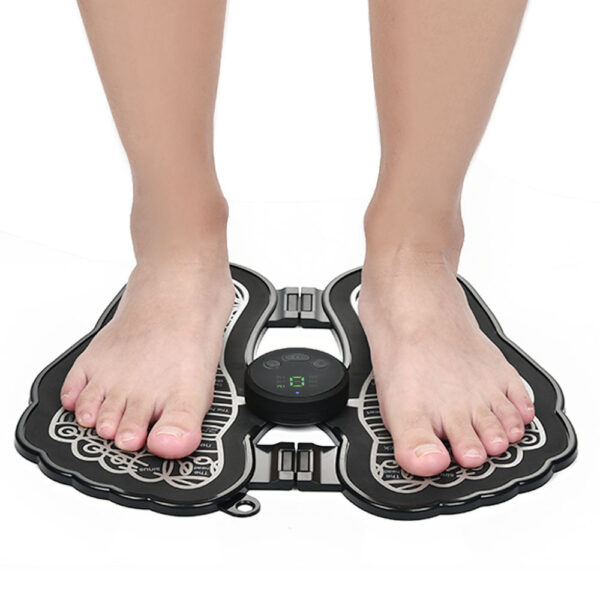 Rechargeable Foot Massage Instrument Pedicure Foot Pad EMS Pulse Foot Relaxation Massager - Image 3