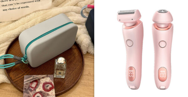 2 In 1 Hair Removal Epilator USB Rechargeable Trimmer Women Body Razor Face Leg Armpit Bikini Hand Pubic Shaver Hair Remover - Image 10