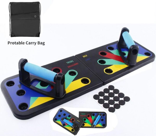 9 in 1 Push Up Rack Training Board ABS abdominal Muscle Trainer - Image 3