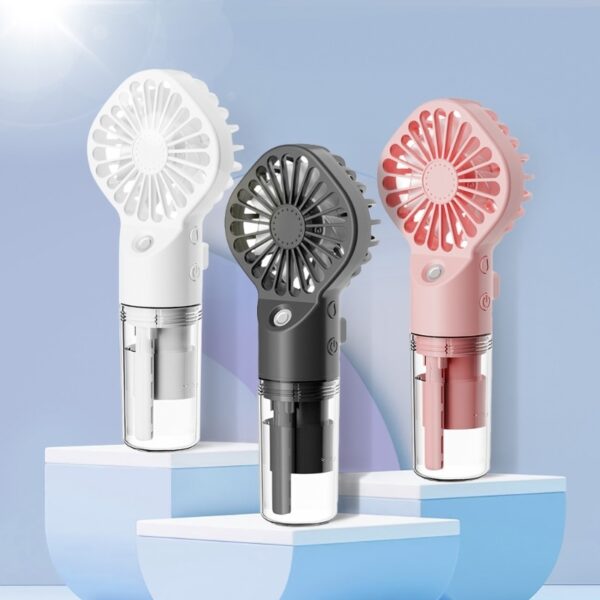 Strong Power Spray Humidification Small Mist Fan Humidification Usb Charging Portable Fan Icy And Refreshing Fan Water Supplement - Image 5