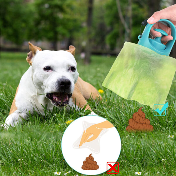 Portable Lightweight Dog Pooper Scooper With Built-in Poop Bag Dispenser Eight-claw Shovel For Pet Toilet Picker Pet Products - Image 9
