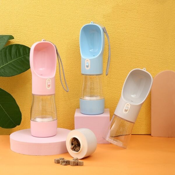 Pet Dog Water Bottle Feeder Bowl Portable Water Food Bottle Pets Outdoor Travel Drinking Dog Bowls Water Bowl For Dogs - Image 6